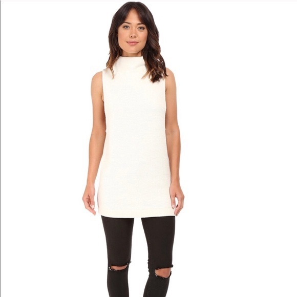 Free People Sweaters - Free People Ottoman Sleeveless Turtleneck Tunic Top